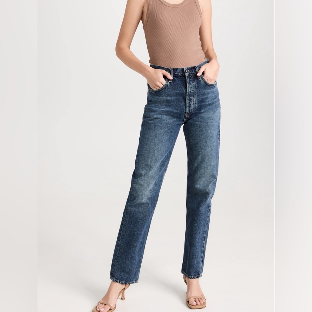 Agolde 90s Pinch Waist High Rise Straight Jeans size 28